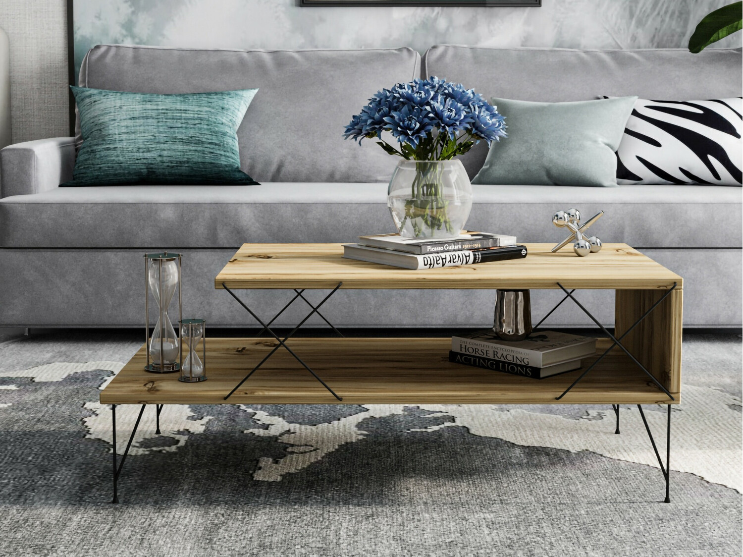 Масичка за кафе Kailua 384 (Дъб)