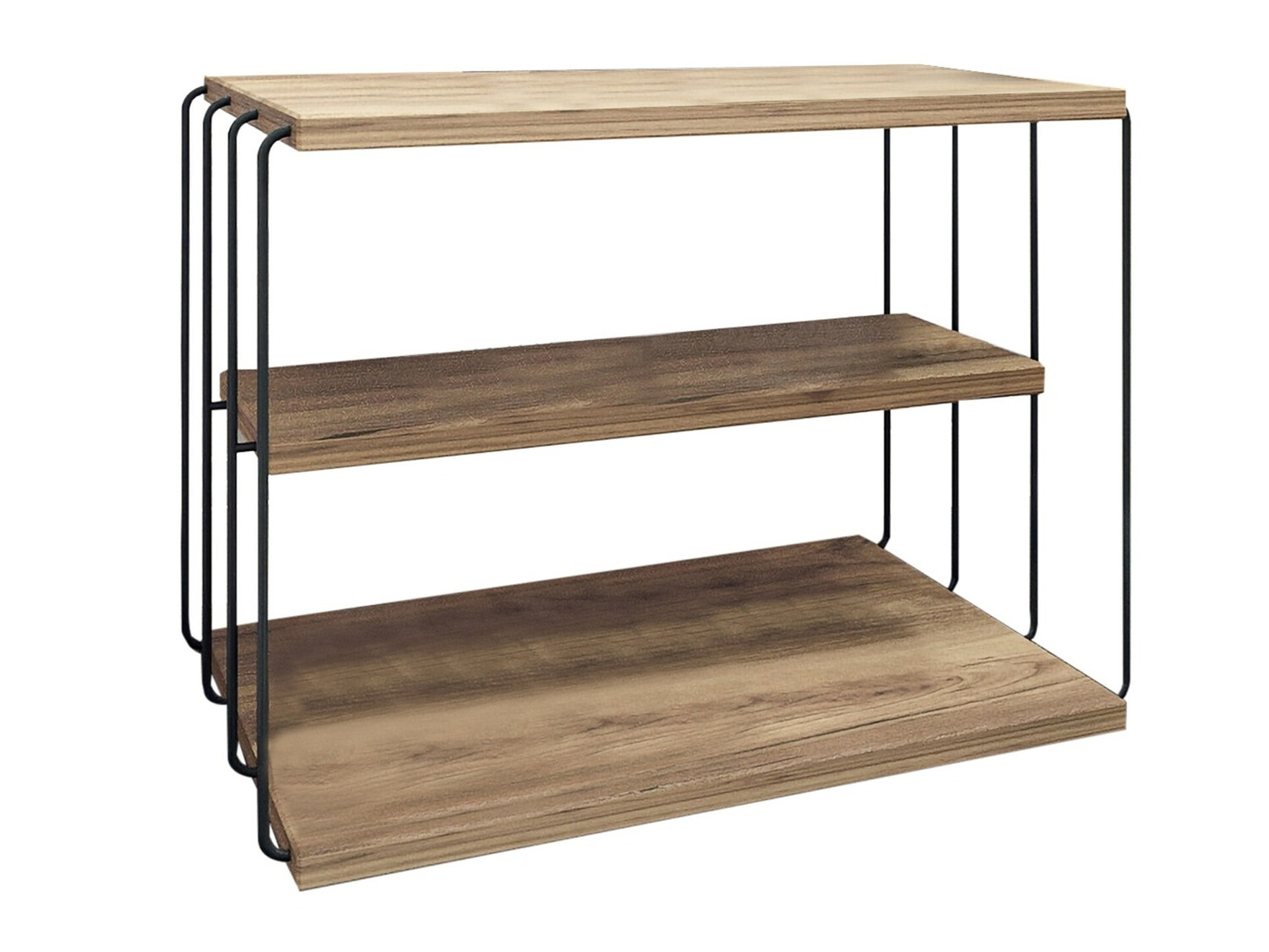 Помощна масичка Kailua 381 (Черен + Бор)