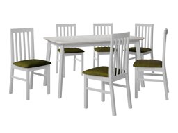 Маса и столове за трапезария Victorville 267 (Бял)