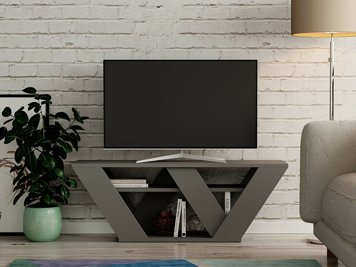 ТВ шкаф Kailua 457 (Антрацит)