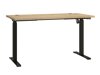 Офис бюро с регулируема височина Tucson 171 (Artisan дъб + Черен мат)