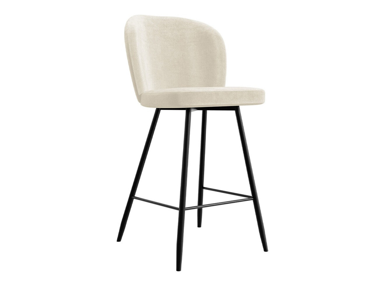 Бар стол Jackson 101 (Черен + Magic Velvet 2250)