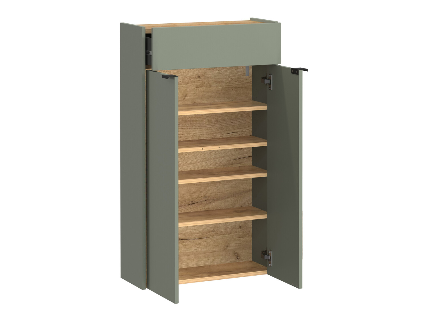 Комплект за антре Cirsale 105 (Пепеливо зелен + Navarra дъб)