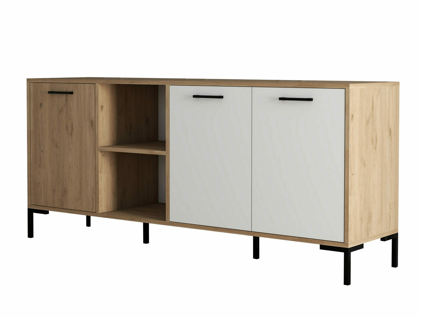 Шкаф Nolcava 101 (Бял + Дъб)