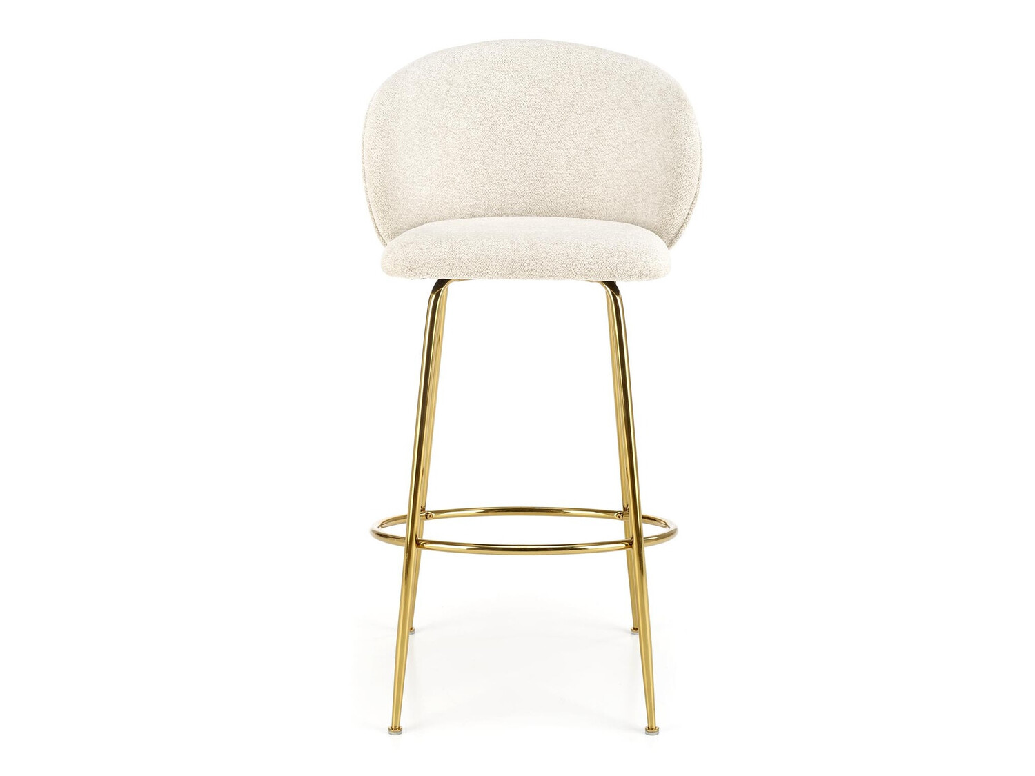 Бар стол Houston 1554 (Сметана + Златно)