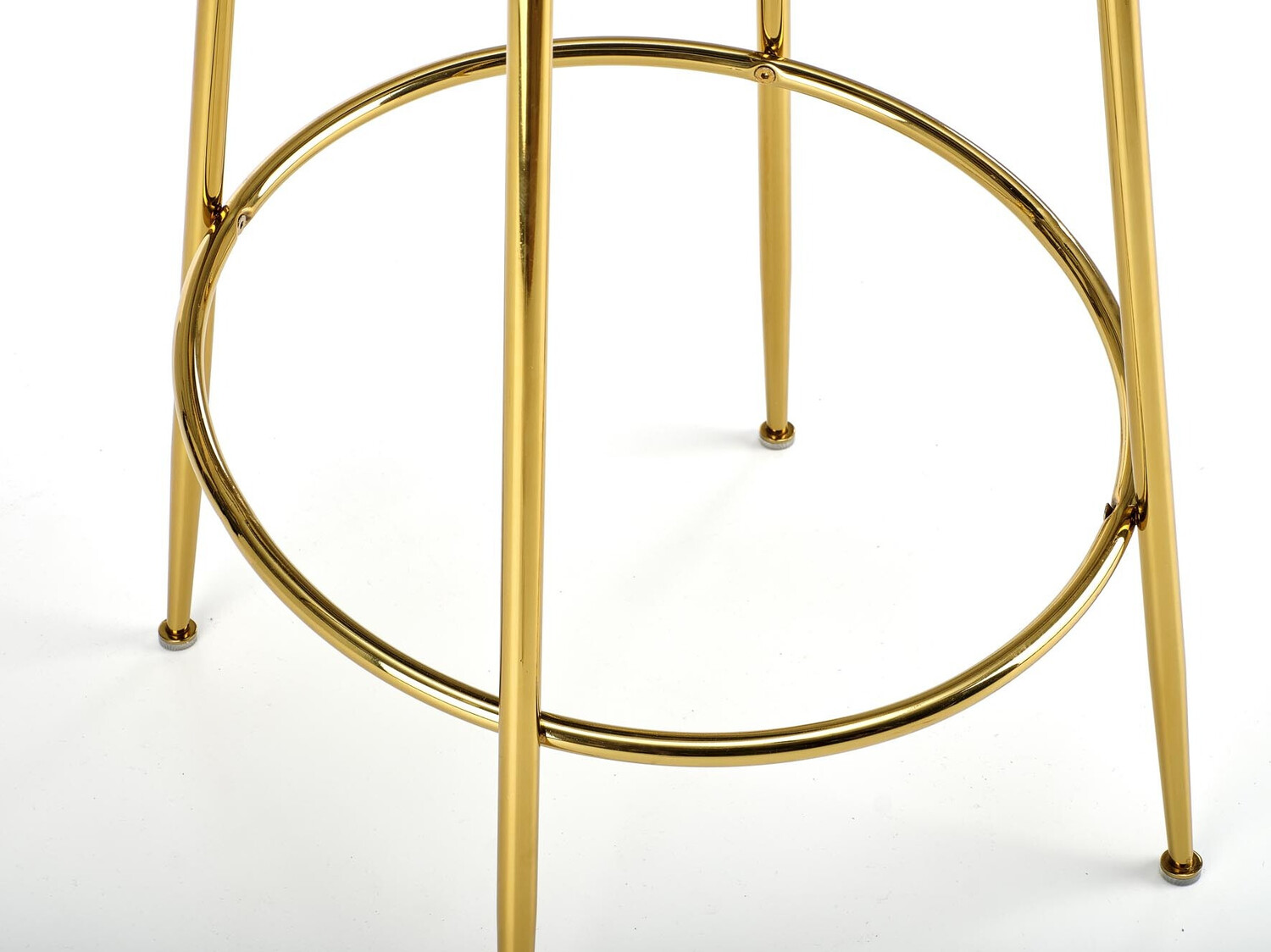 Бар стол Houston 1554 (Сметана + Златно)