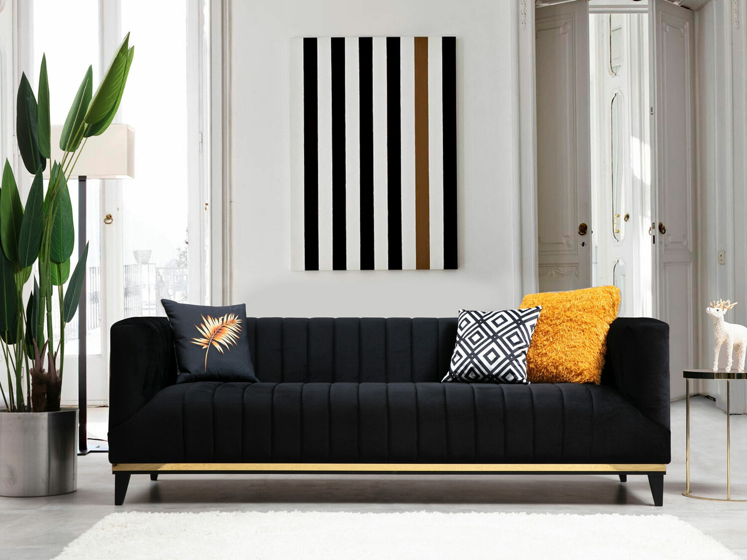 Диван Altadena 243 (Черен)