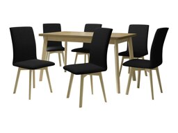 Маса и столове за трапезария Victorville 335 (Сонома дъб)