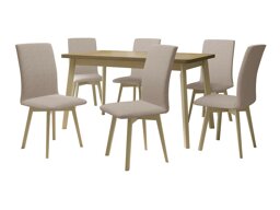 Маса и столове за трапезария Victorville 335 (Сонома дъб)