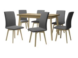 Маса и столове за трапезария Victorville 335 (Сонома дъб)