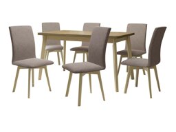 Маса и столове за трапезария Victorville 335 (Сонома дъб)