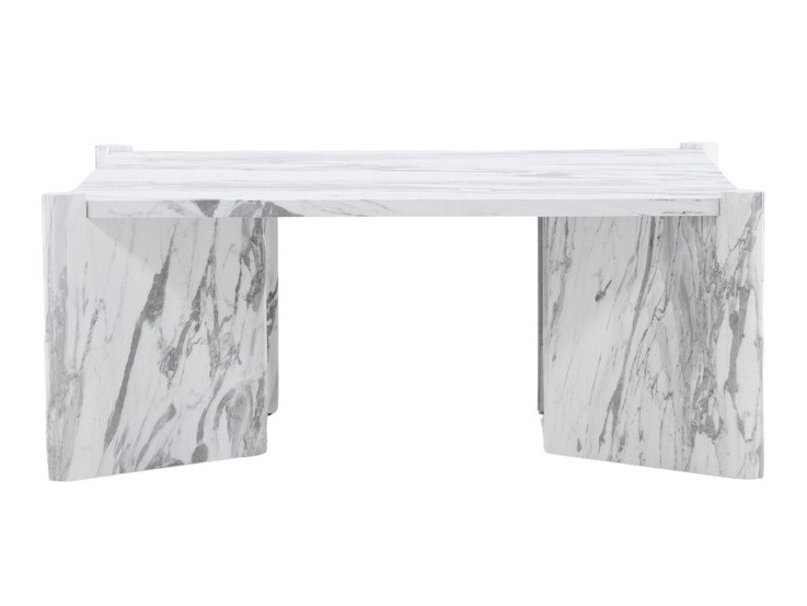 Масичка за кафе Dallas 4198 (Бял мрамор)