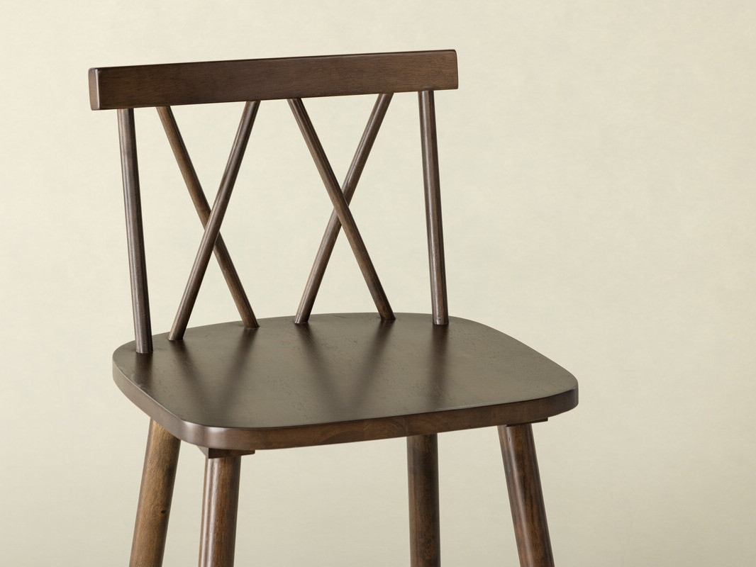 Нисък бар стол Dallas 4202 (Кафяв)