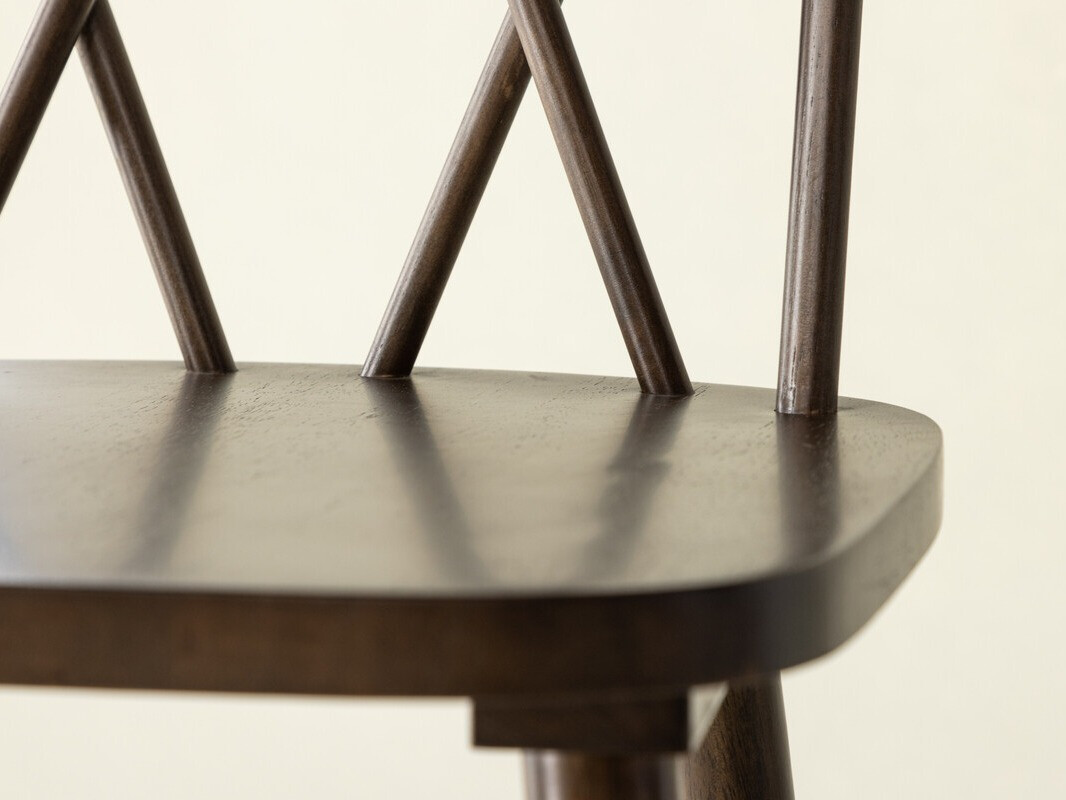 Нисък бар стол Dallas 4202 (Кафяв)