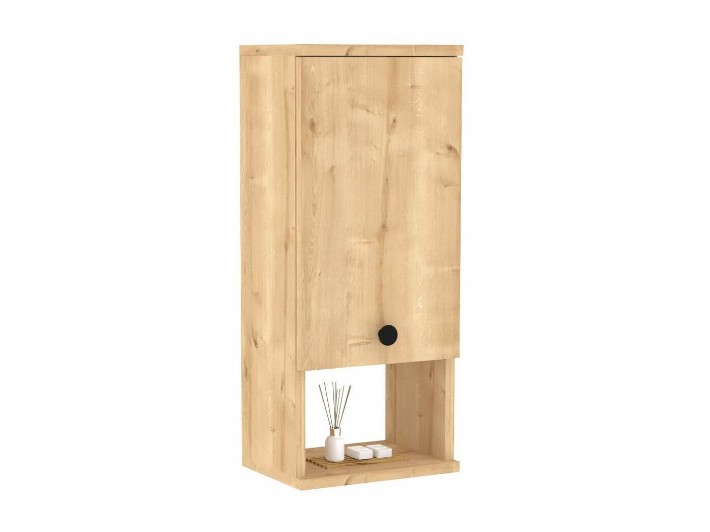 Окачен шкаф за баня Kailua 754 (Светлокафяво)