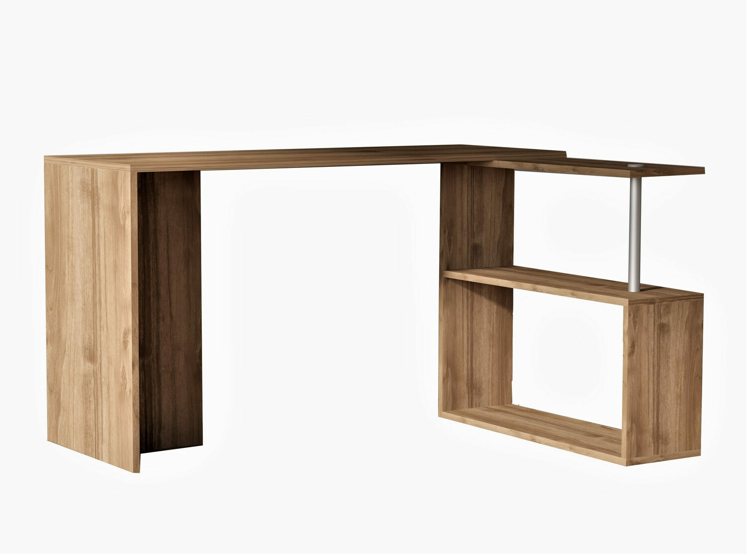 Ъглово офис бюро Kailua 792 (Орех)