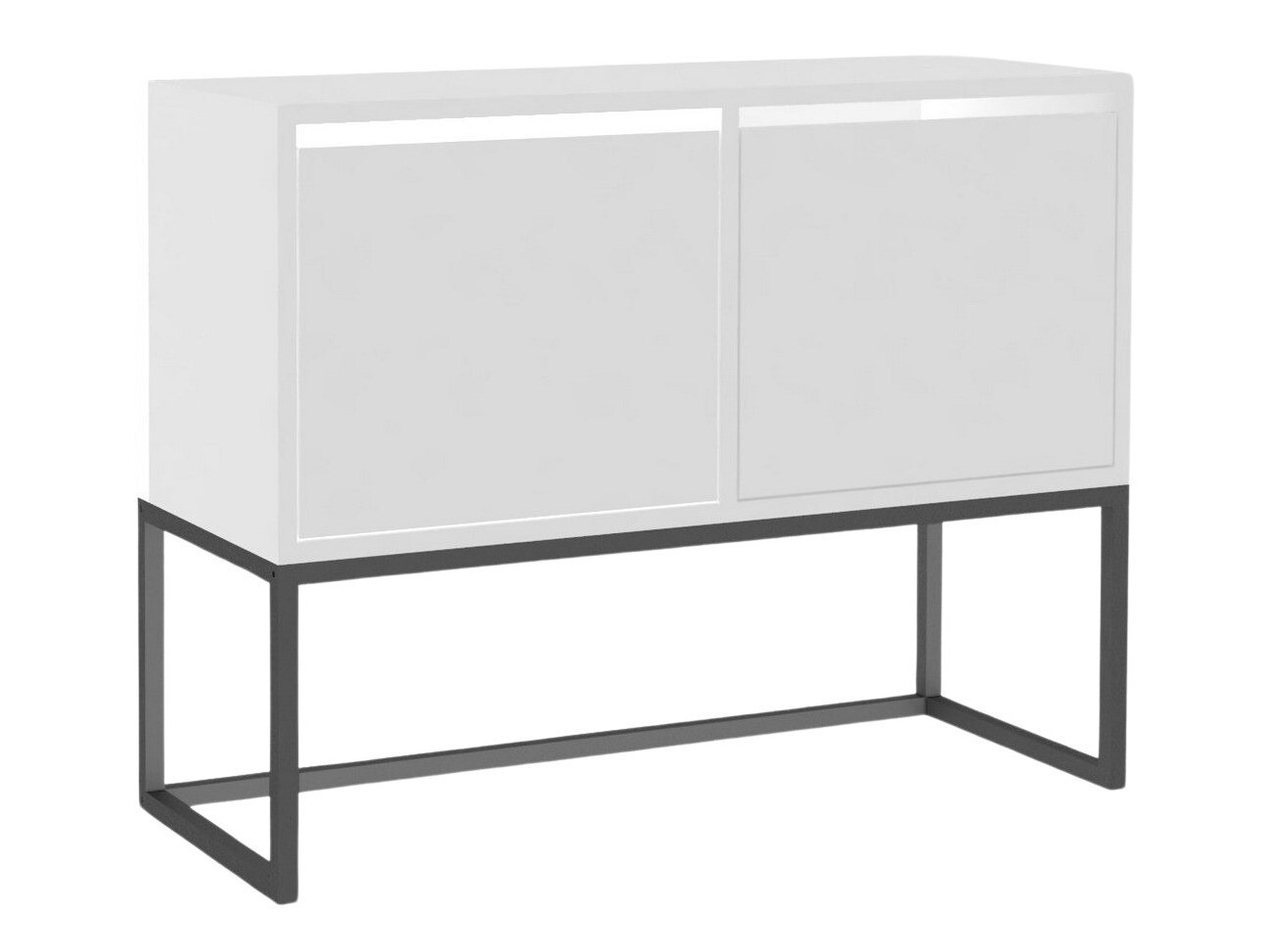 Шкаф Kailua 2440 (Бял + Черен)