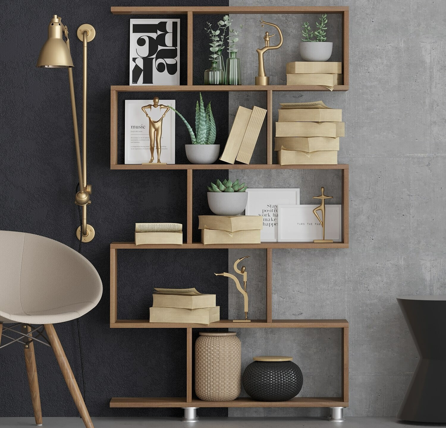 Етажерка Kailua 1042 (Орех)