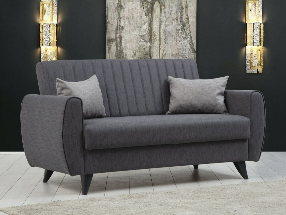 Разтегателен диван Altadena 599 (Тъмно сив)