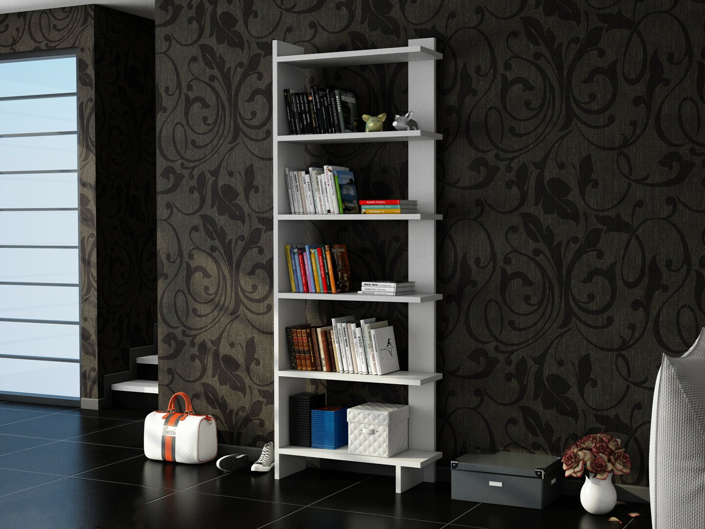 Етажерка Kailua 1090 (Бял)