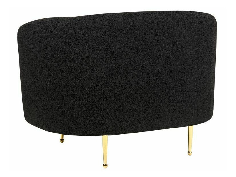 Комплект мека мебел Berwyn 124 (Черен + Златно)