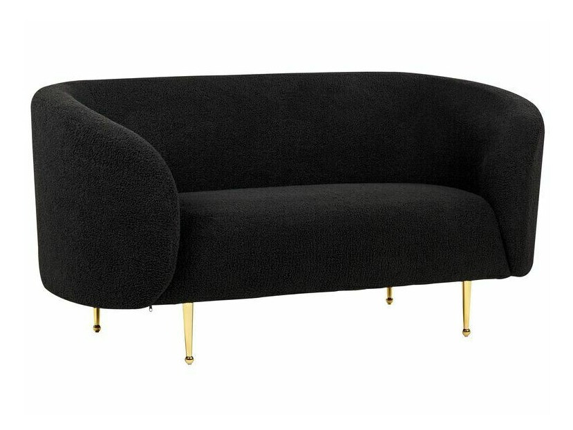 Комплект мека мебел Berwyn 124 (Черен + Златно)