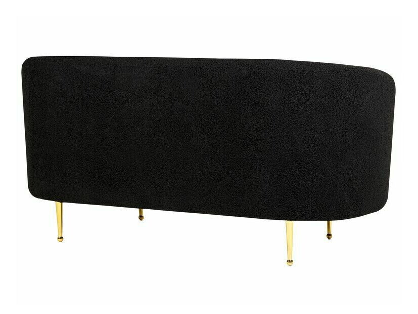 Комплект мека мебел Berwyn 124 (Черен + Златно)