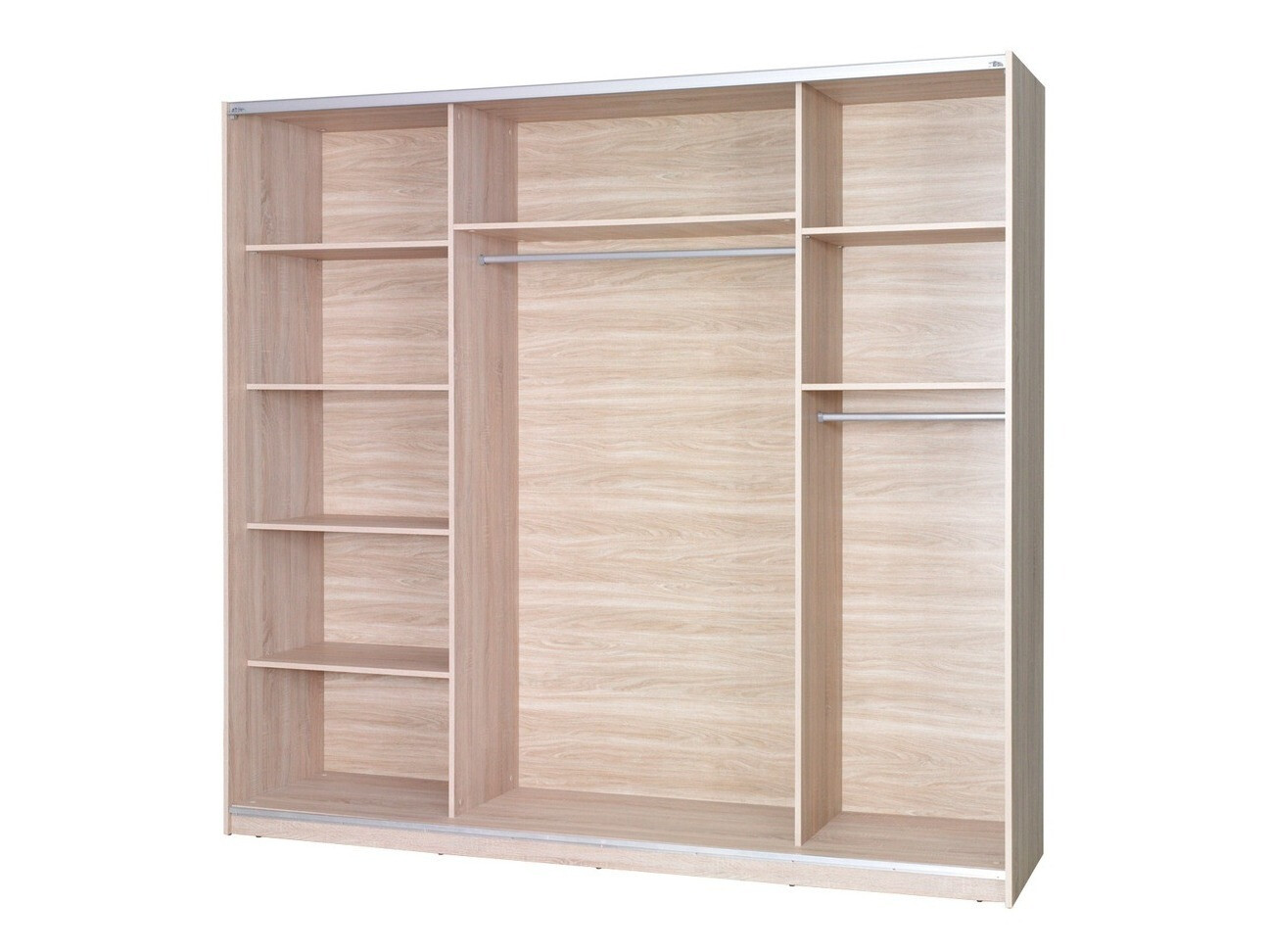 Комплект за спалня Murrieta 151 (Дъб сан ремо + Сив)