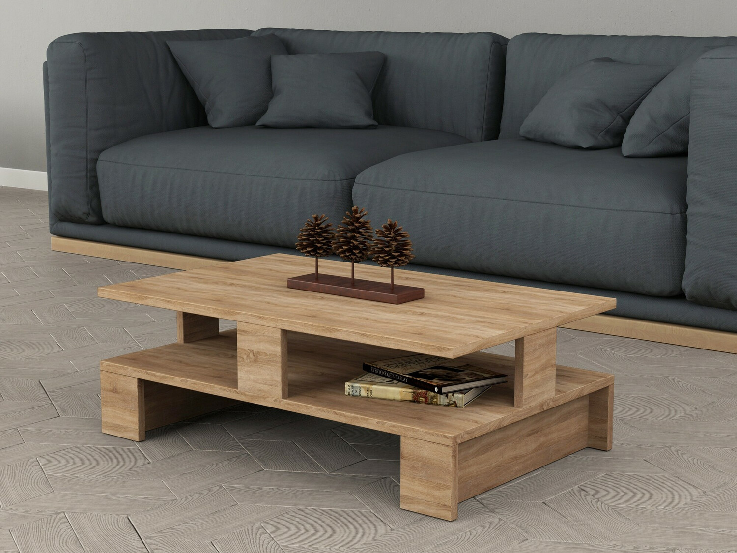 Масичка за кафе Kailua 1216 (Дъб)