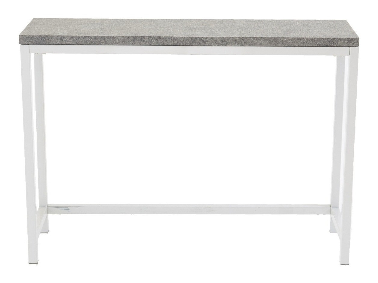 Конзолна маса Dallas 2468 (Бял + Бетон)