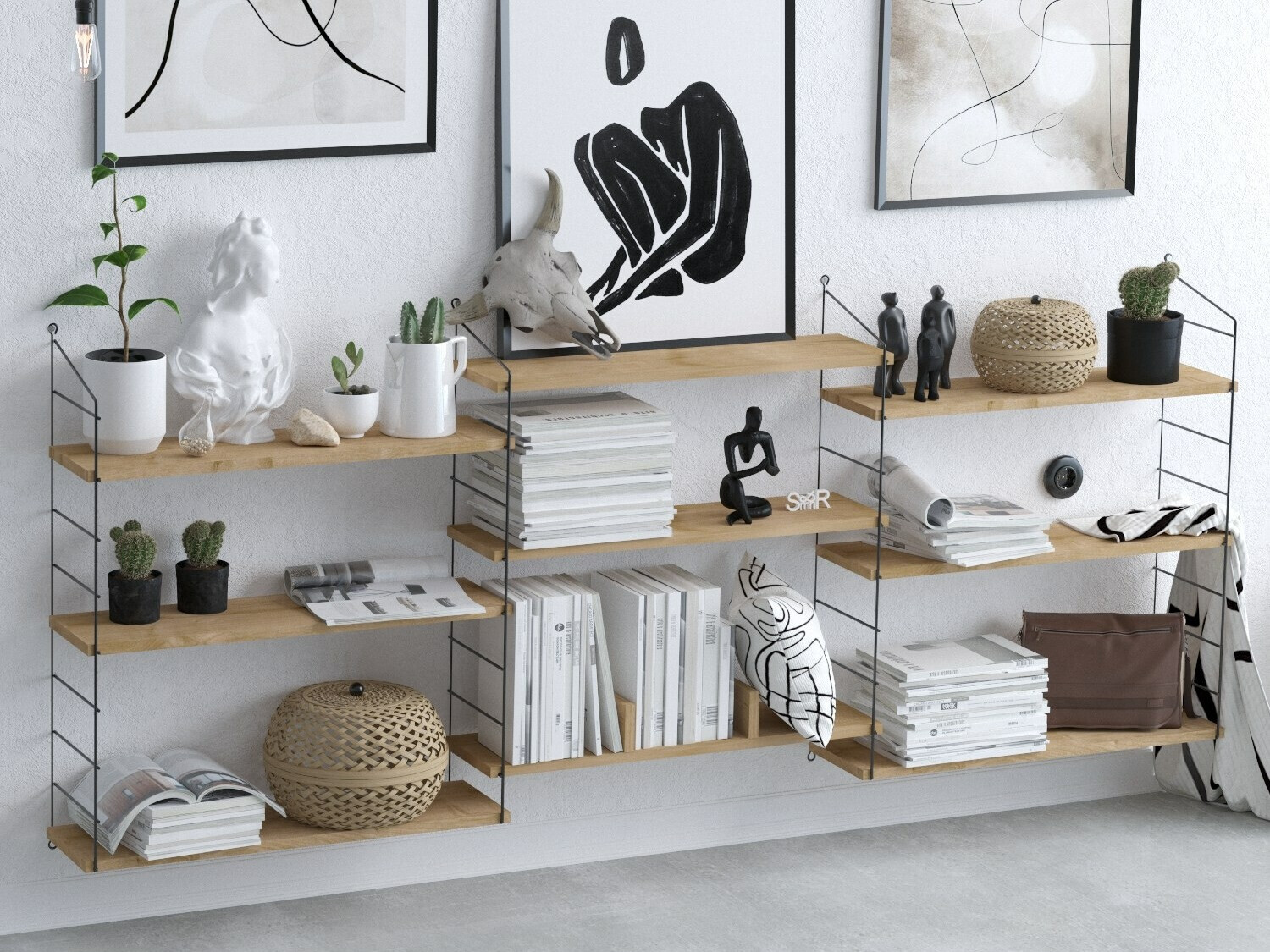 Стенна етажерка Kailua 1318