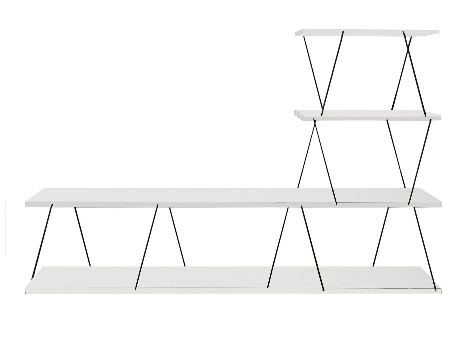 ТВ шкаф Kailua 1335 (Бял)