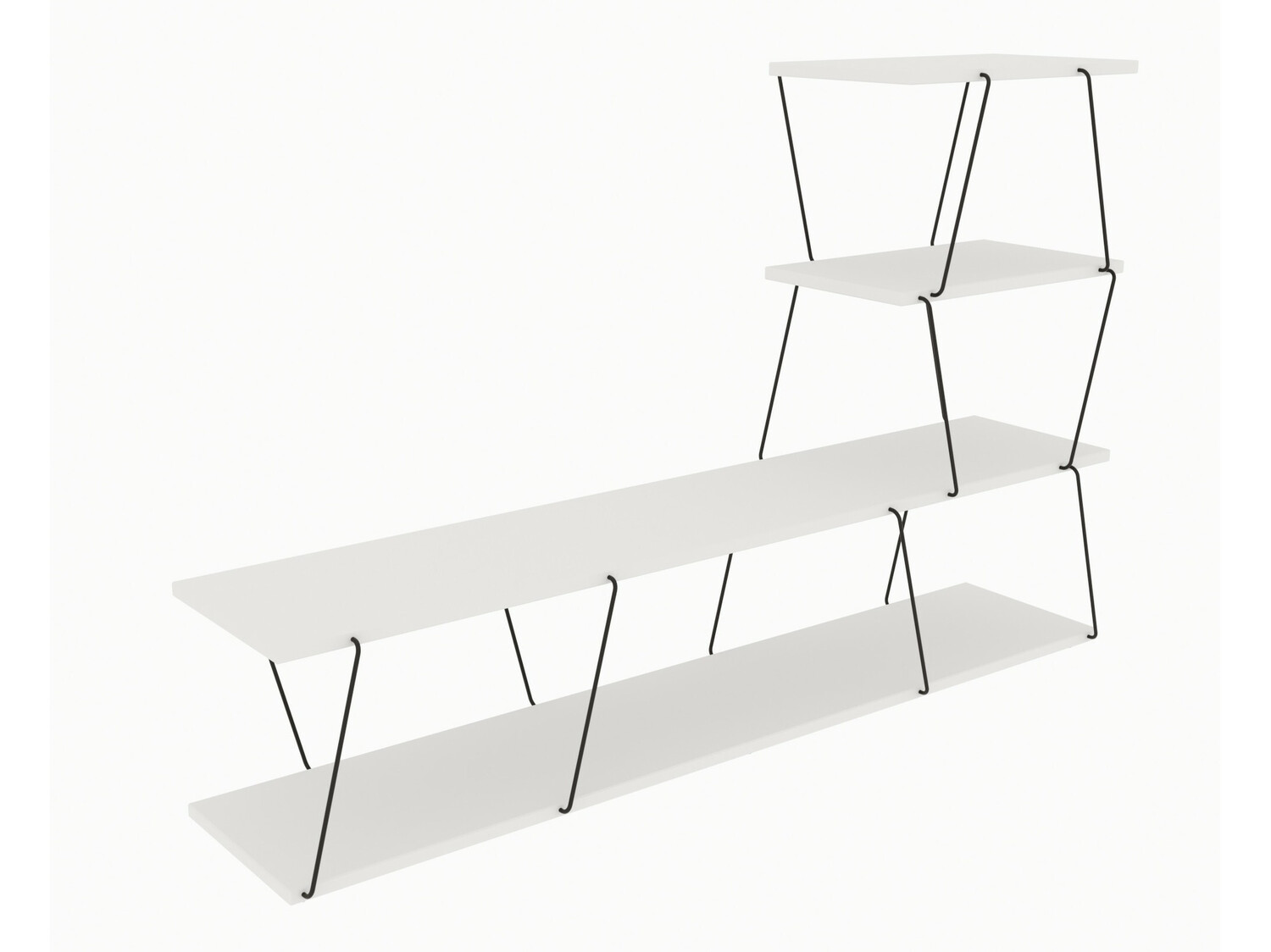 ТВ шкаф Kailua 1335 (Бял)