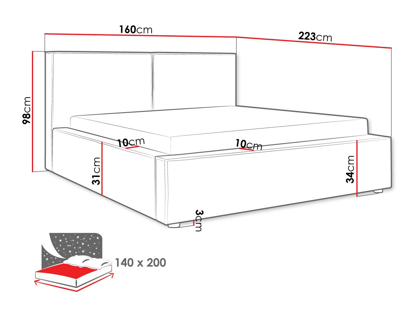 Легло TrendyNest 117 (Manila 20)