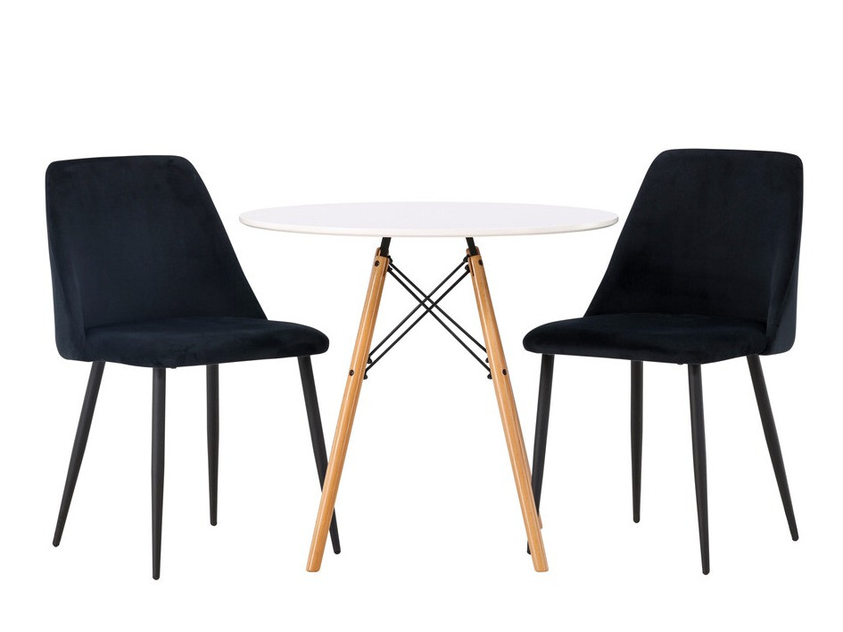 Маса и столове за трапезария Dallas 4245 (Черен)