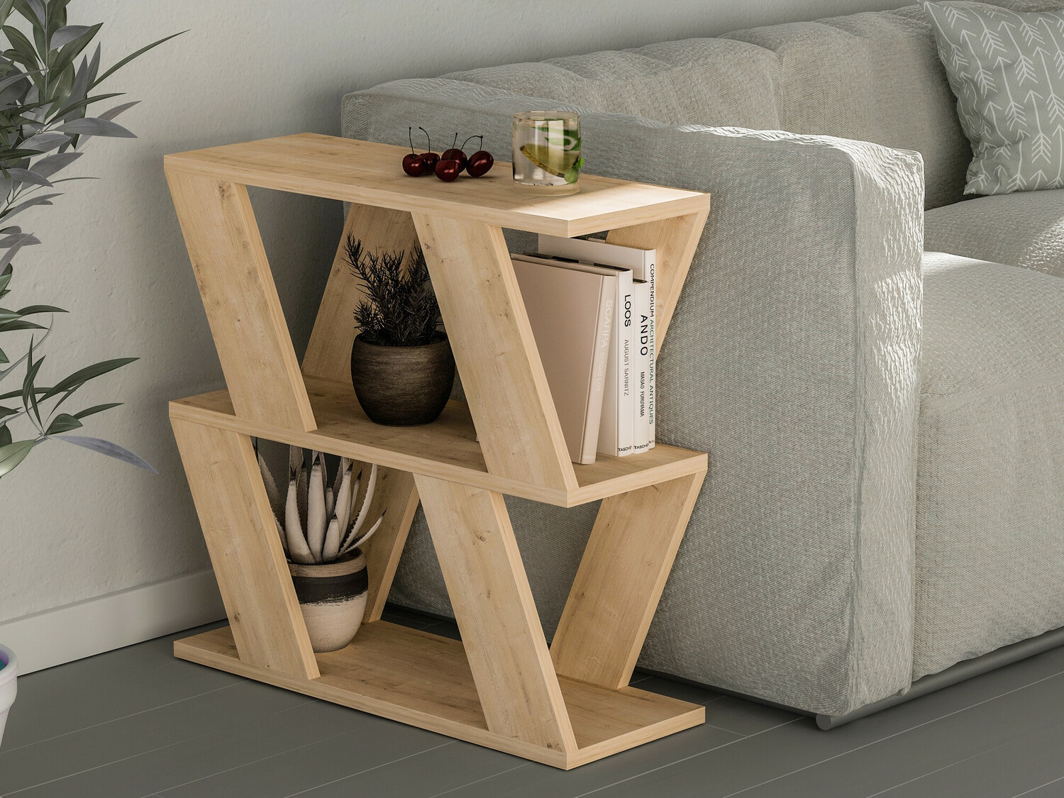 Помощна масичка Kailua 1377 (Дъб)