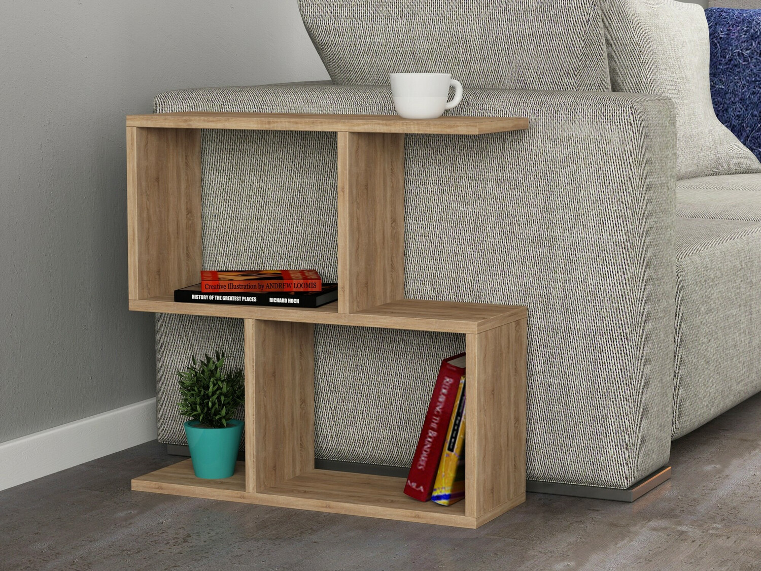 Помощна масичка Kailua 1378 (Дъб)