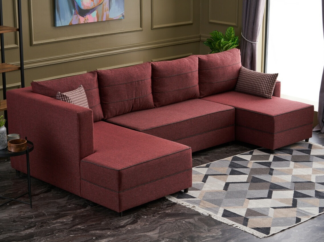 Ъглов диван Altadena 313 (Bordeaux)