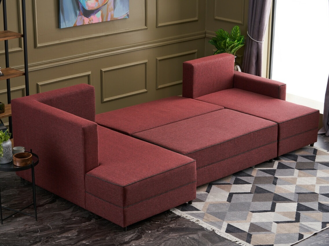 Ъглов диван Altadena 313 (Bordeaux)