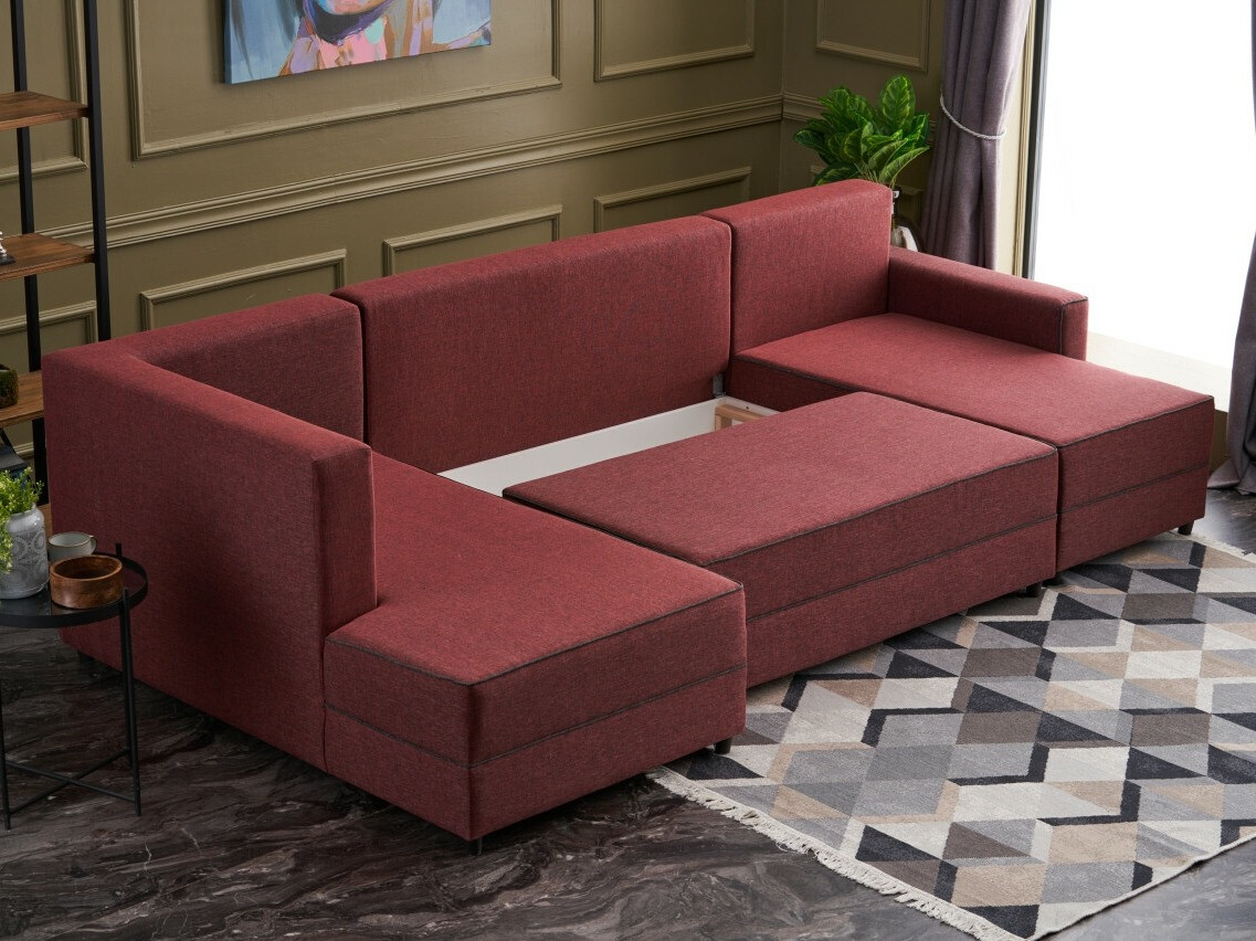 Ъглов диван Altadena 313 (Bordeaux)