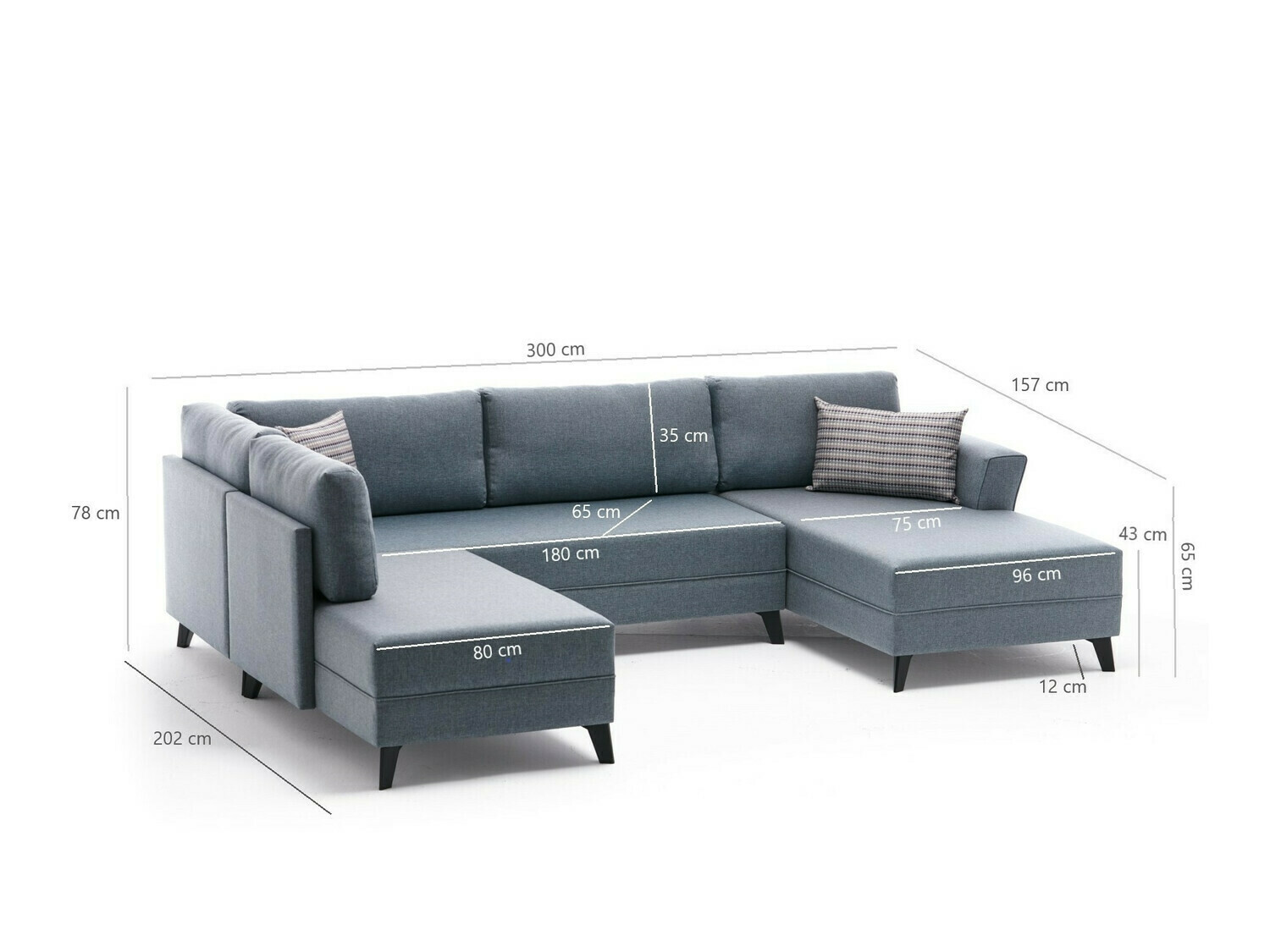 Ъглов диван Altadena 315 (Bordeaux)