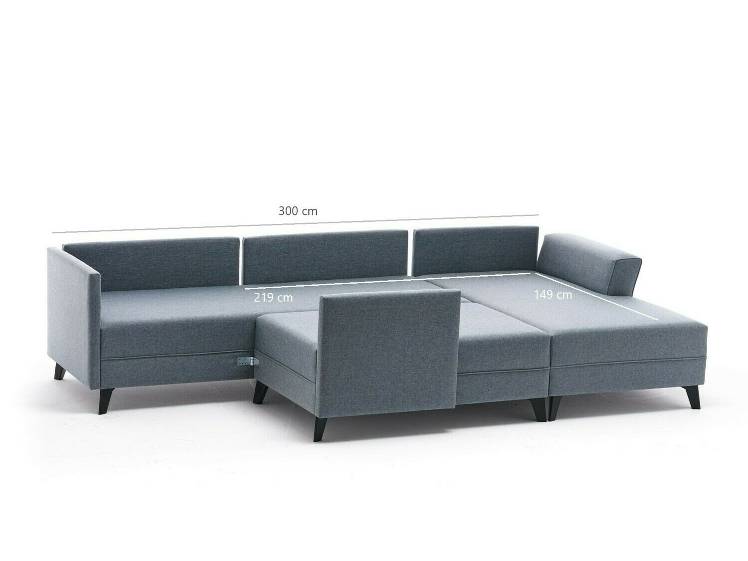 Ъглов диван Altadena 315 (Bordeaux)