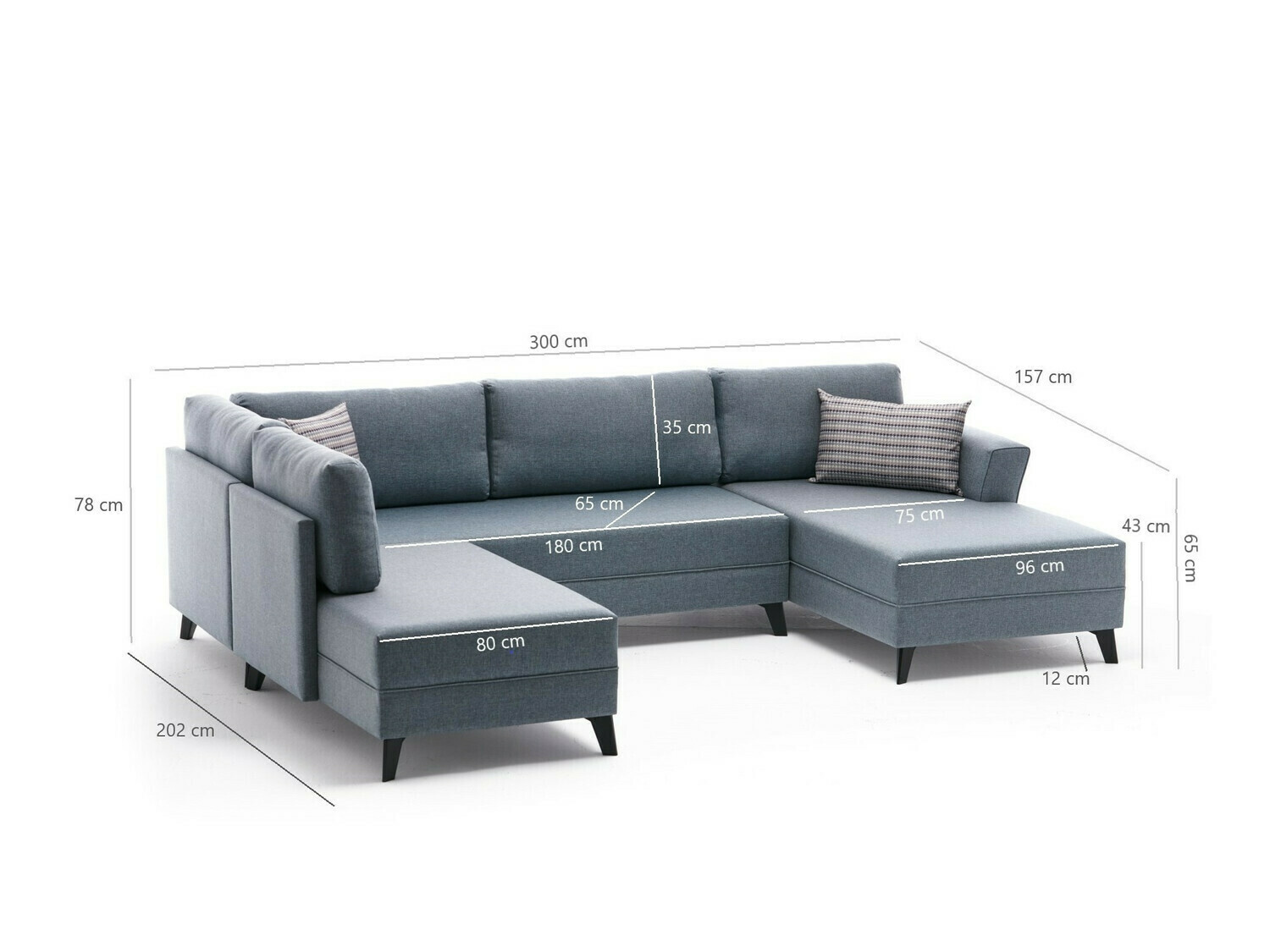 Ъглов диван Altadena 316 (Bordeaux)