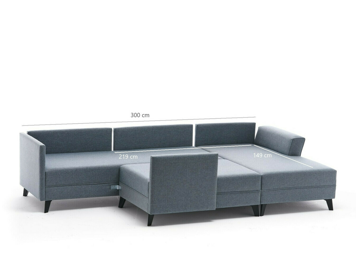 Ъглов диван Altadena 316 (Bordeaux)