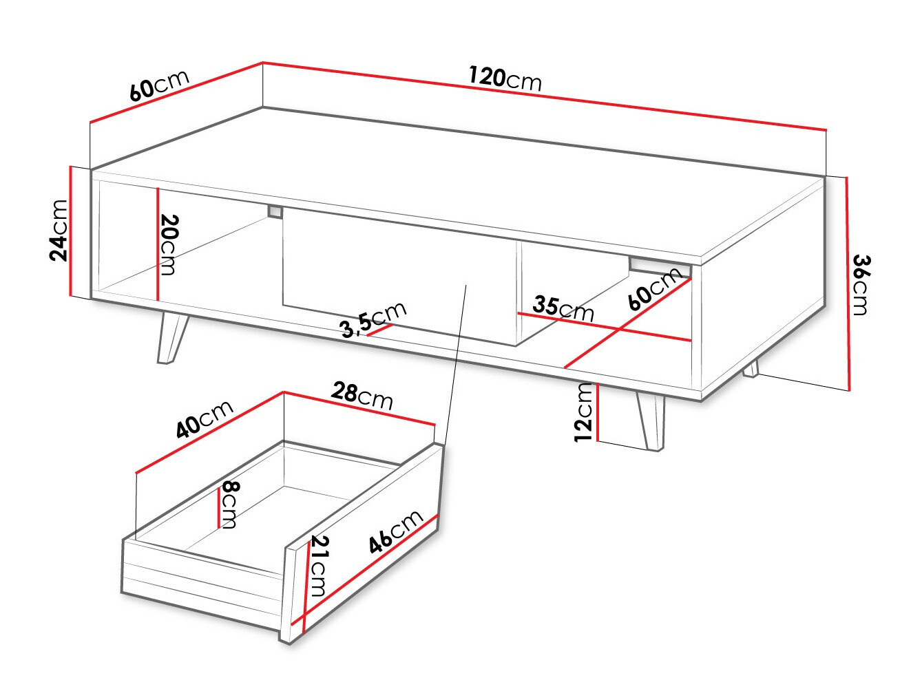 Масичка за кафе Comfivo Romtori