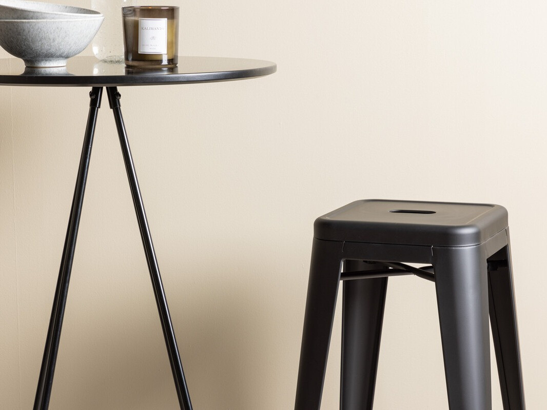 Маса и столове за трапезария Dallas 4263 (Черен)