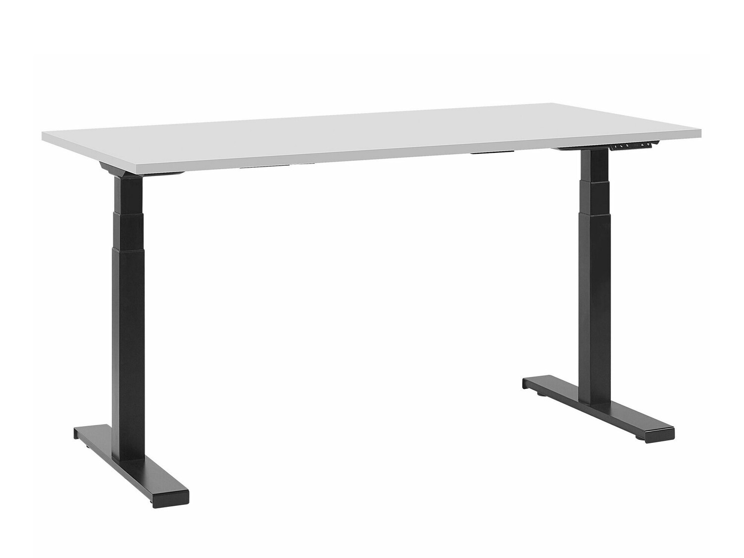 Офис бюро с регулируема височина Berwyn 159 (Сив + Черен)