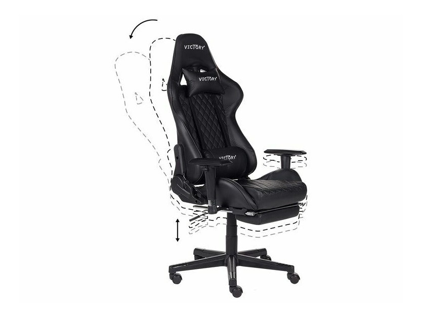 Геймърски стол Berwyn 183 (Черен)