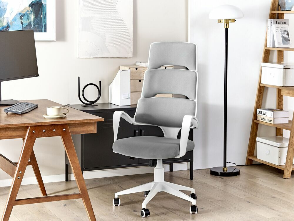 Офис стол Berwyn 221 (Бял + Сив)