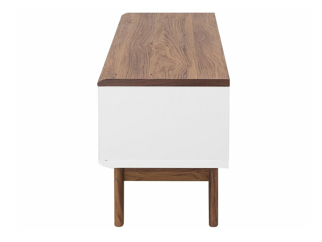 ТВ шкаф Berwyn 210 (Бял + Тъмно дърво)